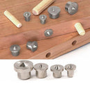 3X(6 Sizes Dowel Drill Centre Points Pin Wood Dowel Tenon Center Drill Hole