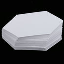 100pcs 79mm Hexagon English Paper Piecing Quilting Tool Patchwork Template
