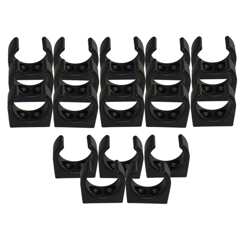 20xMarine Boat Nylon Clips For Ladder Paddle Pole