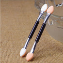 12Pcs Makeup Double-end Eye Shadow Eyeliner Brush Sponge Applicator Tool JClj