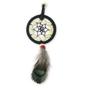 Retro Handmade Dream catcher Feather Colored Beads Keyring Keychain Gift A
