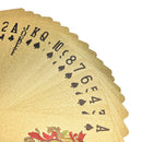 54x waterproof pvc playing cards set round golden poker card magic tricks tool3C