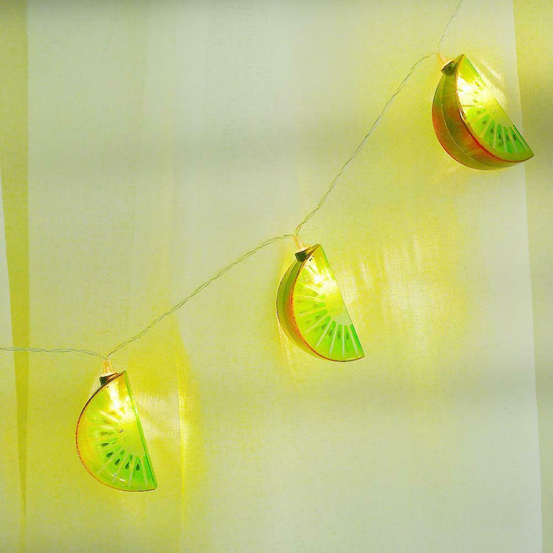 1.5m 96LED Lamp String Kiwi Fruit Shape Copper Battery Wedding Party Decor