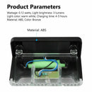4Pcs Solar Powered LED Deck Lights Outdoor Path Garden Stairs Step Fence Lamp