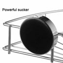 2pcs Bathroom Corner Shelf Shower Caddy Vacuum Suction Bath Storage Rack Ho