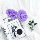 High Quality 100pcs / bag 6cm Foam Rose Heads Artificial Flower Heads Weddi D1D6