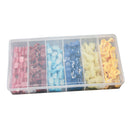 120PCS Nylon Wire Terminal Insulated Crimp T shape with Brass Conductor