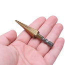 3-13MM TIN 1/4 HSS Hexagonal shank Step Drills