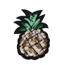 pineapple Sequins Embroidery Iron sew on patch applique DIY clothing 4.6*8cm ï¼W