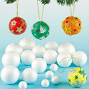 1 pcs Polystyrene Styrofoam Foam Ball White Craft Balls X7T2 Christmas D We W1V9