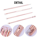 4x Tool Kit Acne Extractor Remover Blackhead Pimple Needles Blemish Trea KEG