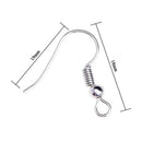 120pcs DIY Wire Earring Hooks For DIY Earrings Findings 6 Colors