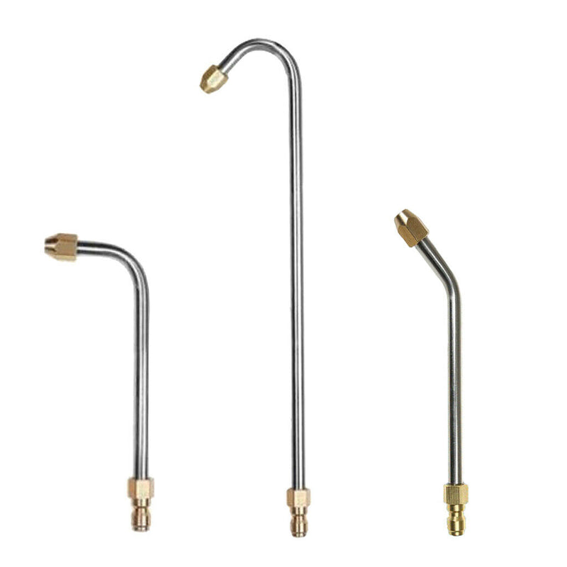 3pcs Pressure Washer Nozzle Angled Lance Spray Wand 1/4'' Quick Release