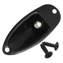 Boat Style 1/4 inch Loaded Guitar Output Mono Jack Plug Socket Plate for St N9G5