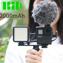 49 LED  Camera Light Rechargeable Dimmable 5500K Professional for Vlog Filming