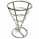 Cone Snack Fried Chicken Display Rack Fries Foods Stand Holder Fry Chips Co Z6W9
