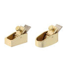 2pc Plane Woodworking Tool Brass Body luthier Tools Violin making Mini Plane L/M