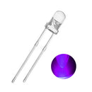 100pcs Ultra Violet UV 5mm 2000mcd LED Lamp Light High Power Chip Beads Bulk