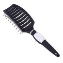 Unisex Detangling Hair Brush Curved Massage Pins Vented Hairbrush Detangler