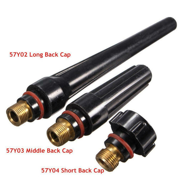 16pcs TIG Welding Machine Torch Stubby Gas Lens Kit Cup Collet Body Nozzle