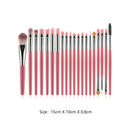 20pcs Makeup Brushes Set Eyeshadow Lip Cosmetic Foundation Brush (TM-195) A