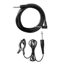 Clip-on Pickup+ 6.35 mm Male to Male Cable Set Guitar Ukulele Accessories