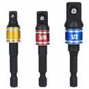Impact Socket Adapter Extension Set Turns Power Drill Into High Speed Nut D Y4A5