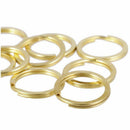 10pcs 35 mm Metal Key Rings Chain Bag Charms Clasp Loop Findings DIY S5L8