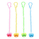 Cartoon Bear Baby Kids Chain Clip Holders Dummy Pacifier Nipple Strap