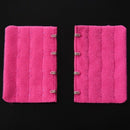 2 Pcs Ladies 3 x 4 Hook Bra Extenders Strap Extention - Purple U4M1