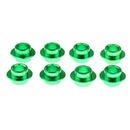 Roller Skate Wheels Accessories Center Bearing Bushing Spacer 8PCS Green