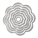 7Pcs/Set Flower Circles Metal Cutting Dies Stencils DIY Scrapbook Card Decor