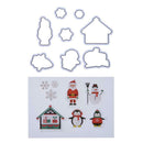 Silicone Christmas Stamp+Metal Cutting Dies Stencil Frame Scrapbook Album A