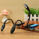 Mini Flexible Clip-on Bright Booklight LED Travel Book Reading Lamp White L H6Z2