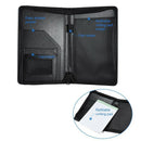 A5 PU Leather Office Organizer Portfolio Padfolio Folder for Business IPad/