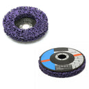 3Pcs Durable Poly Strip Disc Wheel 100x16Mm Wood Metal Paint Rust Removal New