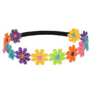 Children's Colorful Sunflowers Headband Hair Band Head Hoop With Black elas