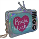 Creative Funny Personality Tv Messenger Bag Girl Cute Cute Three-Dimensiona