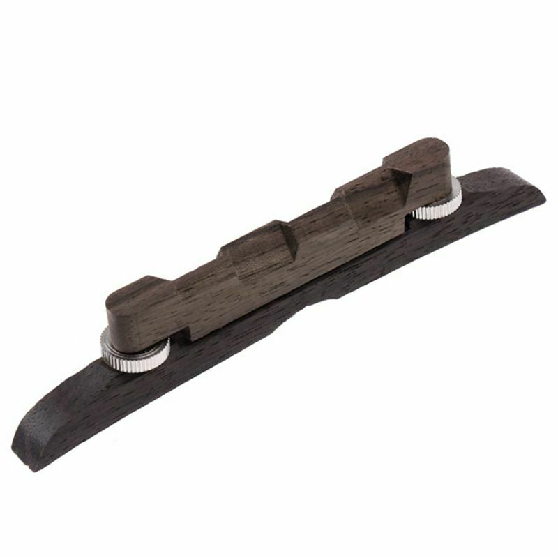 High Quality Adjustable Rosewood Mandolin Guitar Bridge for Mandolin Musica