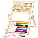 Multi-Function Abacus Learning Frame Wooden Counting Cognitive Board Childr X4K4