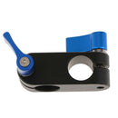 15mm Rod Clamp for Camera Rig Camcorder Support Kit System Clip Alloy Blue