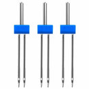 3 Pcs Double Twin Needles Pins (3 Size Mixed 2.0/90 3.0/90 4.0/90) With 3Pc D2O8