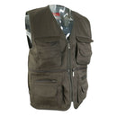 Men Fly Fishing Vest Multi-Pocket Vest Quick-Dry Jacket 3XL Army Green