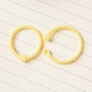 12Pcs Plastic Ring Binder for Spiral Notebook Diary Loose Leaf Book Binding  ME