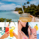 Telescopic Reusable Drinking Straws - Portable Stainless Steel Metal Straws