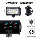 5 Inch 240W Double Row Flood Bar 24000 Lumens Driving Fog Led Off Road Ligh