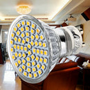 GU10 3W 350lm 3000K Warm White 60-SMD 3528 LED SpotLight (220V)