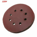 60 Pieces 8 Holes 5 Inch Sanding Discs Hook and Loop 60/100/180/240/320/400