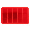 Silicone 15-Cavity Square Drink Ice Square Pudding Jelly Chocolate Mold Mou M6B5