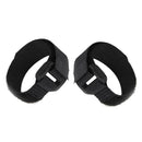 2pcs No Crow Collar for Roosters No Crowing Belt Neckband Poultry Supplies Black